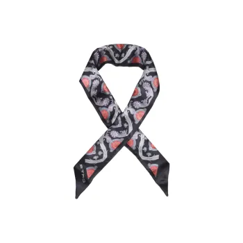 ETRO Motif Printed Satin Scarf