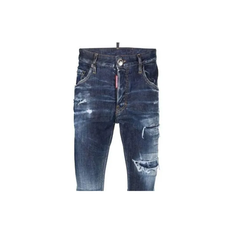 DSQUARED 2 Distressed Tapered Leg Jeans-5