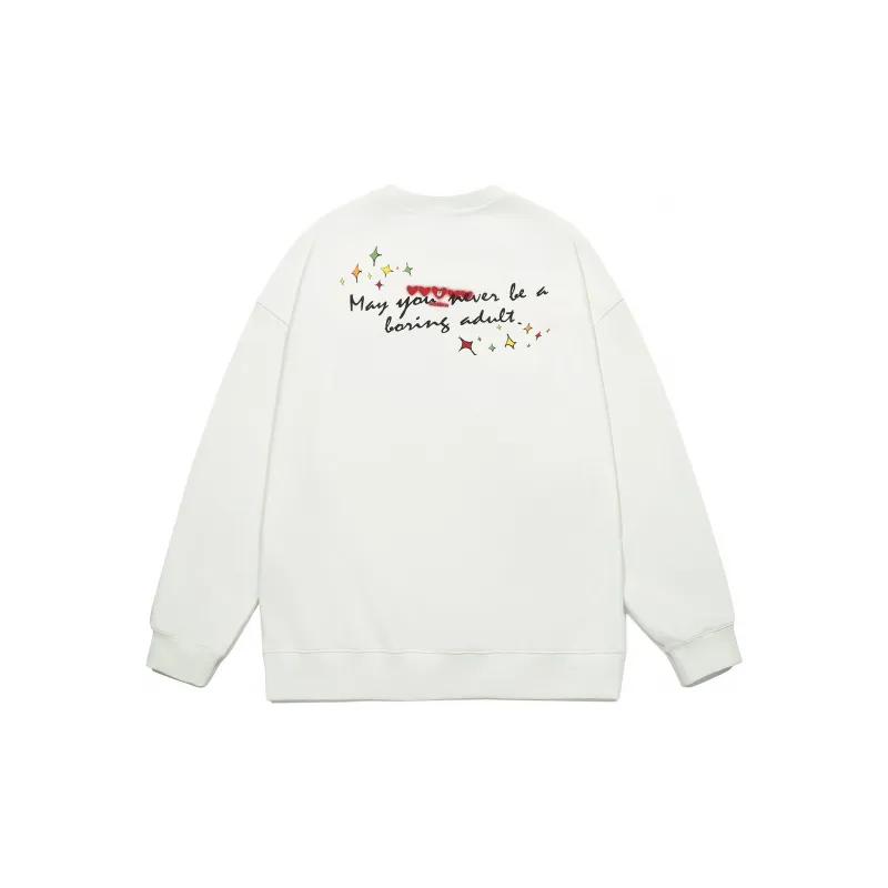 Guuka Sweatshirt Unisex Cream White-1