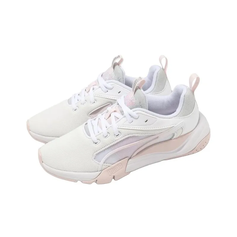 PUMA Zora Anti Slip Wear Resistant Low Top Casual Running Shoes Women's White Pink-2