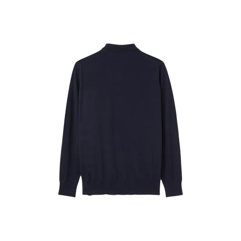Loro Piana Long Sleeved Knitted Polo Shirt-1