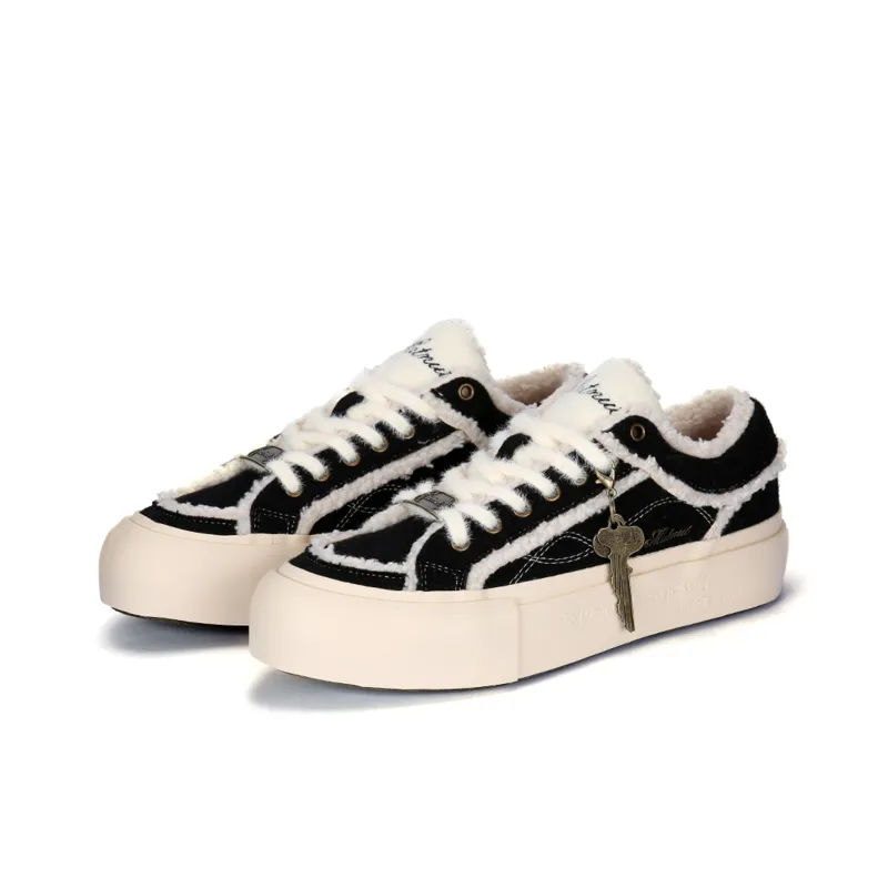 MATNUT Height Increasing Slip Resistant Low Top Skateboard Shoes Unisex Black-2