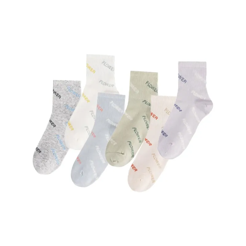 Lanza Mid Calf Socks Women's 6 Pack-0