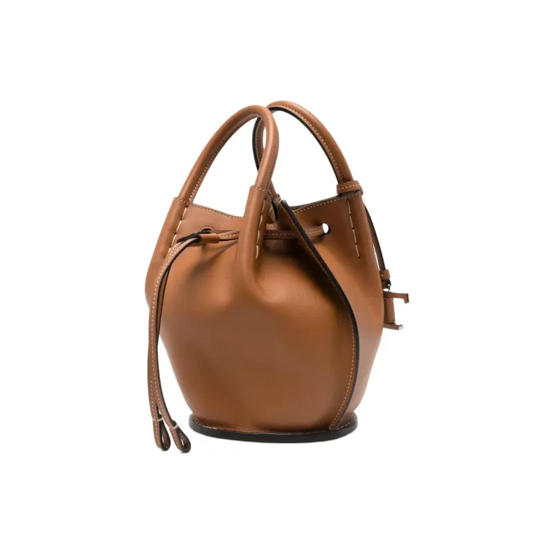 TOD'S Logo charm Bucket Bag-1