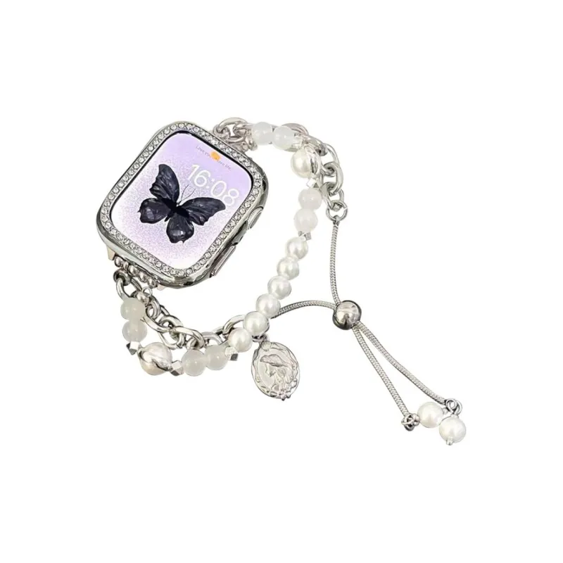 IWabcertoo Watch Band Apple Compatibility Pearl Material-9