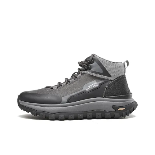KANGNAI Abrasion Resistant High Top Casual Shoes Men's