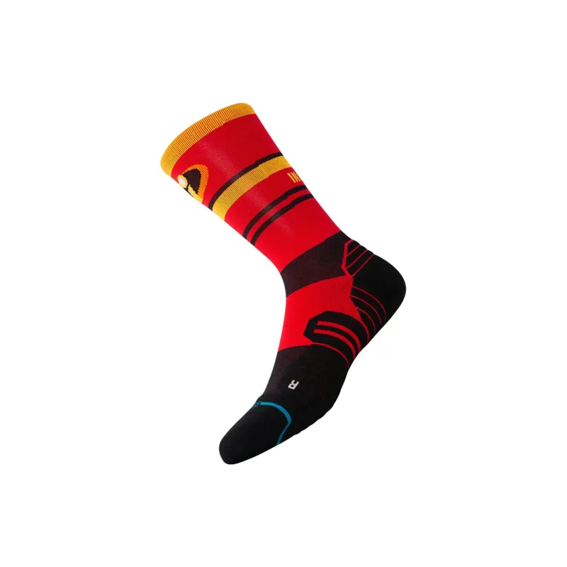 Stance Mid Calf Socks Unisex 1 Pack Red-3