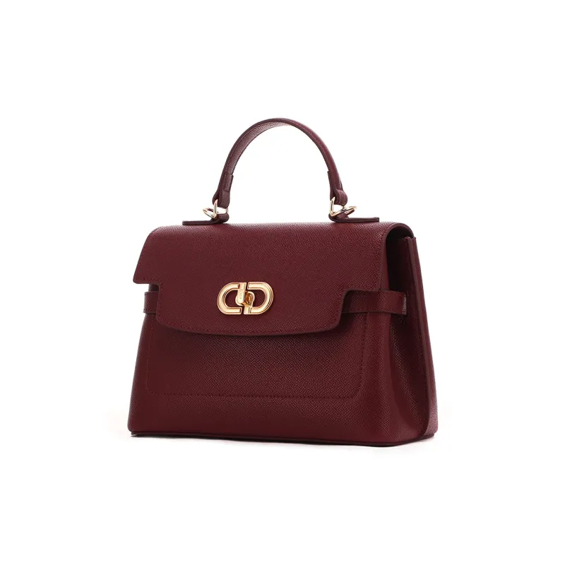 RED DRAGONFLY Split Cow Leather With Microfiber Synthetic Leather One Shoulder Handbag Regular Women's Multicolor-13