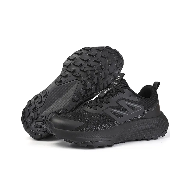 Camssoo Cushioned Slip Resistant Breathable Low Top Outdoor Shoes Unisex Black Warrior-3