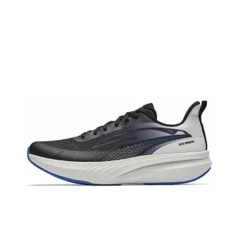 Anta Cloud Trail Wear Resistant Cushioning Coverage Low Top Sprint Running Shoes Men's Black White