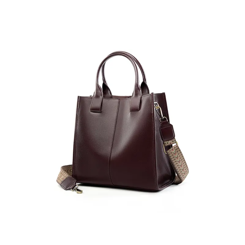 Carnival Keep Cow Leather Handbags Shoulder Bag Crossbody Bag Medium Size Women's Multicolor-1