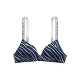 Blue White Zebra Print