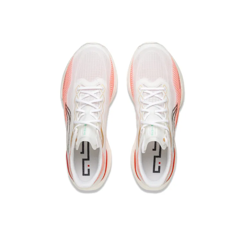 LiNing Super-Light 22 Anti-Slip And Wear-Resistant Breathable Low-Top Running Shoes Women's Standard White-3