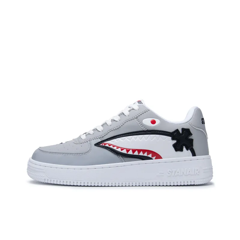 STANAIR Anti Slip Wear Resistant Low Top Skateboard Shoes Unisex-12