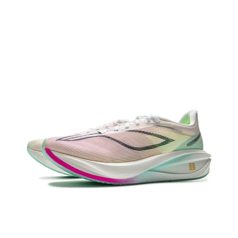 LiNing Feidian 5 Challenger Low Top Carbon Plate Marathon Running Shoes Men's Pink-2