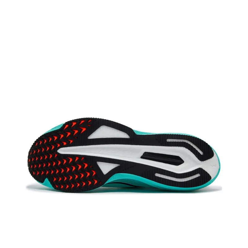 361° Speed 4 Pro Cushioned Slip-Resistant Abrasion-Resistant Low-Top Fiberglass Board Running Shoes Unisex White Blue-4