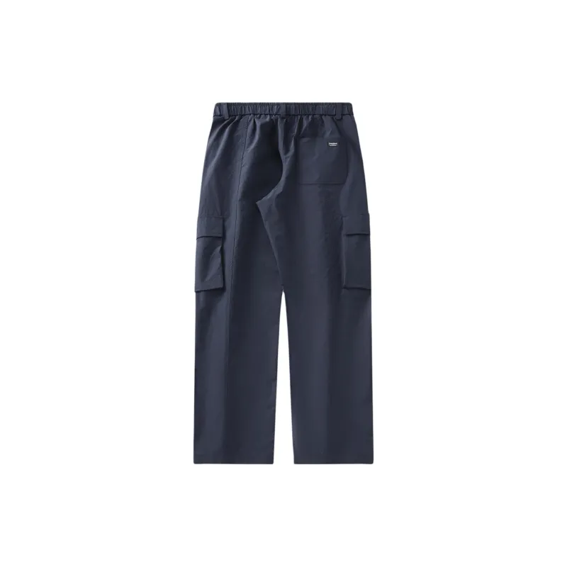SONGS ALONG Cargo Pants Unisex Dark Blue-1