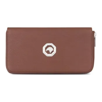 STEFANO RICCI Cow Leather Wallet Men's Brown