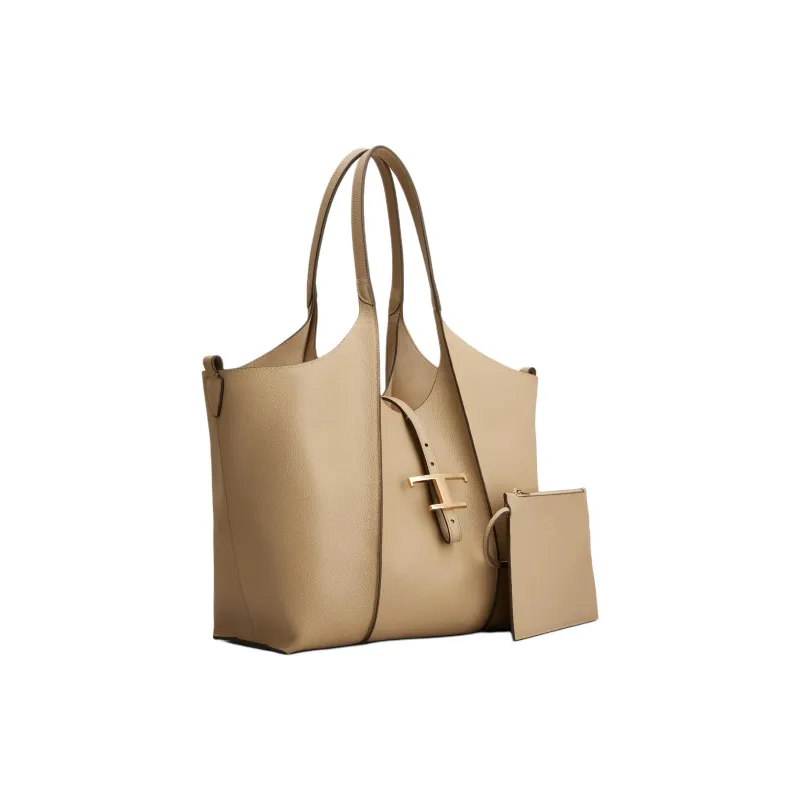 TOD'S Logo Plaque Tote Bag-1