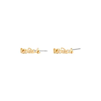 COACH Glass Earrings Women's Gold