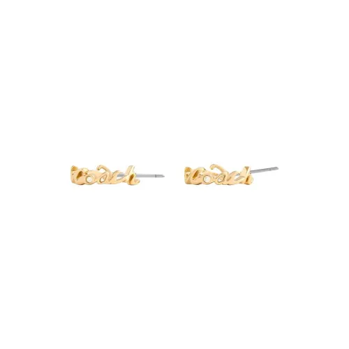 COACH Glass Earrings Women's Gold