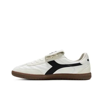 Diadora Wear Resistant Low Top Skateboard Shoes Unisex White Black