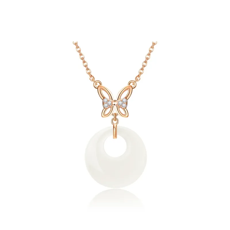 CHINA GOLD Chalcedony Necklaces Women's-0
