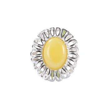 S&A Amber Beeswax Rings Women's
