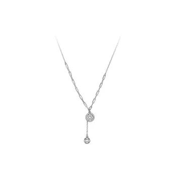 GLOIRE S925 Silver Necklaces Women's Minimalist Style Fashion Elegant Everyday Versatile Date Commute