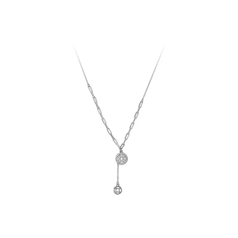 GLOIRE S925 Silver Necklaces Women's Minimalist Style Fashion Elegant Everyday Versatile Date Commute-0