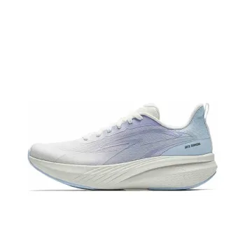 Anta Cloud Trail Cushioned Slip Resistant Coverage Low Top Casual Running Shoes Women's White Purple Blue