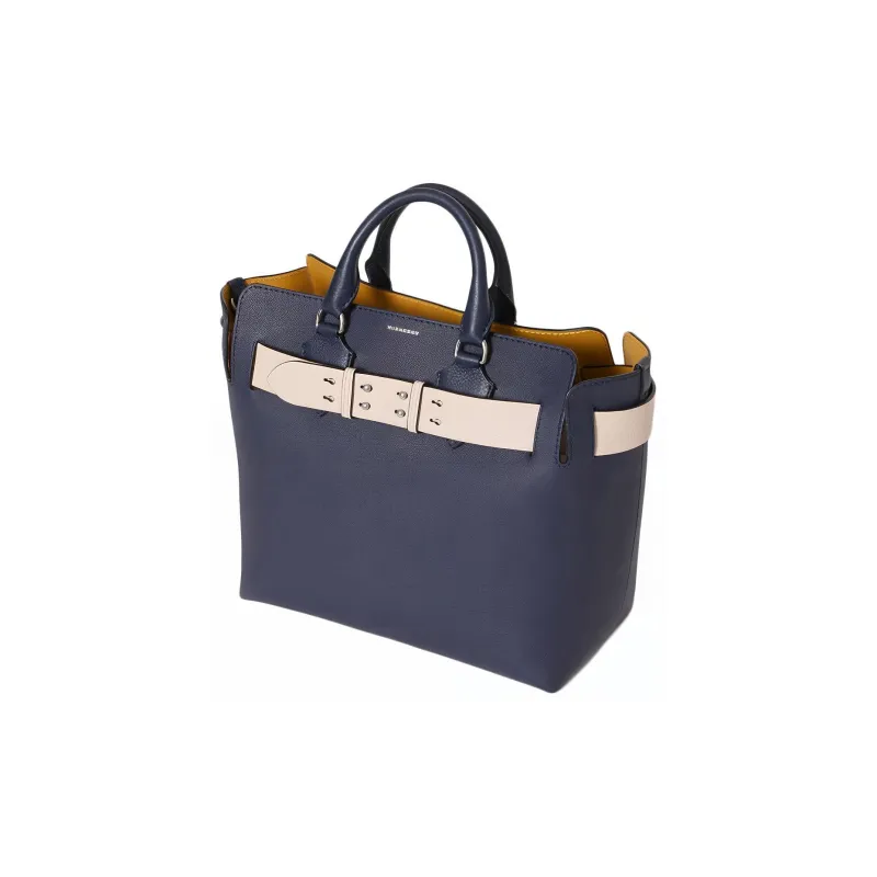 Burberry Cow Leather Shoulder Bag, Crossbody Bag, Handbag Women's Dark Blue-1