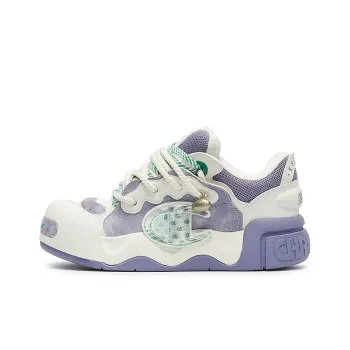 Champion Puff Head Shoes AutoSkate V1 Low Top Skateboard Shoes Women's Galaxy Lilac Purple/Milk White