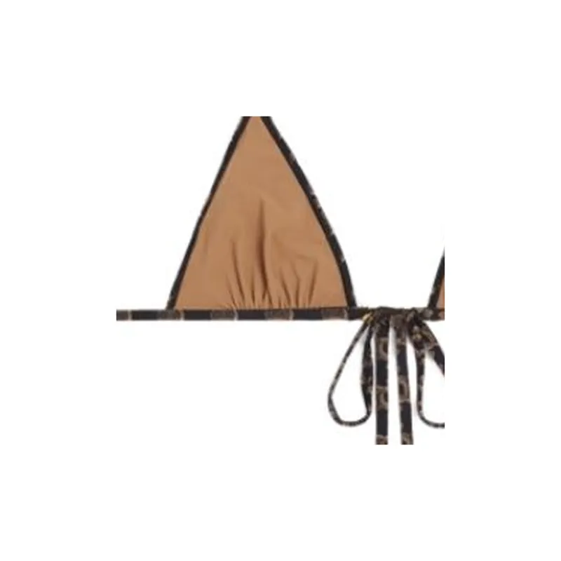 CELINE Monogram Triangle Bikini Top-5