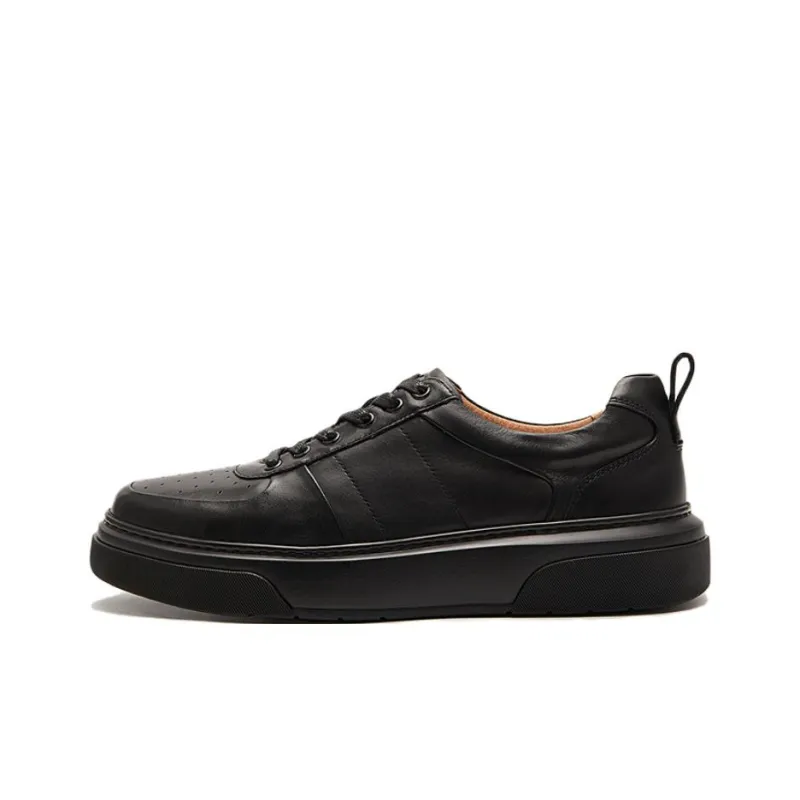 Le Saunda Height Increasing Low-Top Skateboard Shoes Men's-0