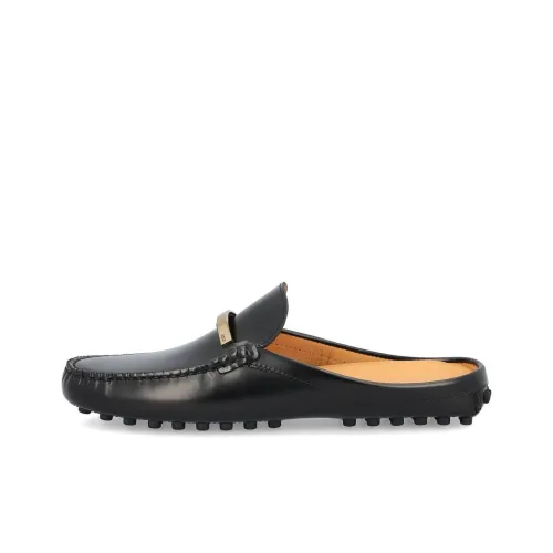 TOD'S Logo Engraved Slip On Sandals Women's