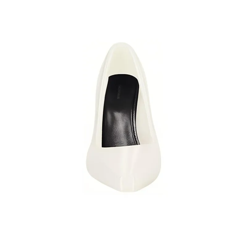 Balenciaga Slim Heel High Heels Women's White-2