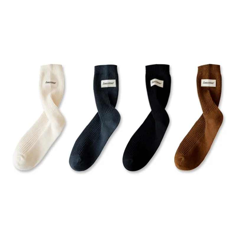 YOOKA Mid Calf Socks Women's Combo Set-7