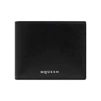 Alexander McQueen Calfskin Wallet Regular Men's Black