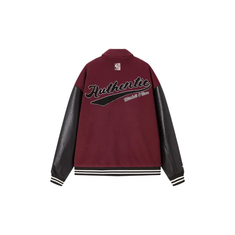 Mitchell & Ness x NBA Chicago Bulls SS25 Jacket Unisex Dark Red-1
