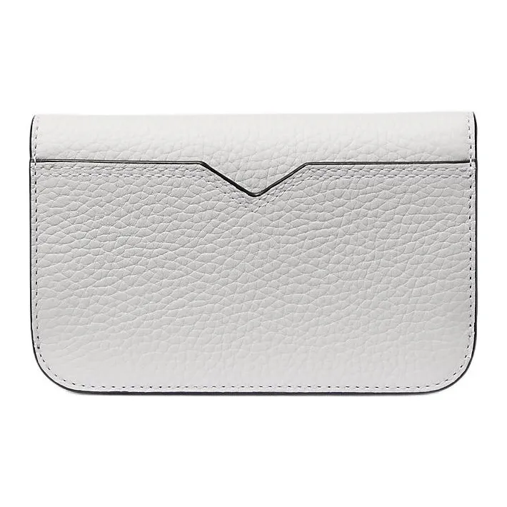MICHAEL KORS Hudson Leather Wallet Men's White-1