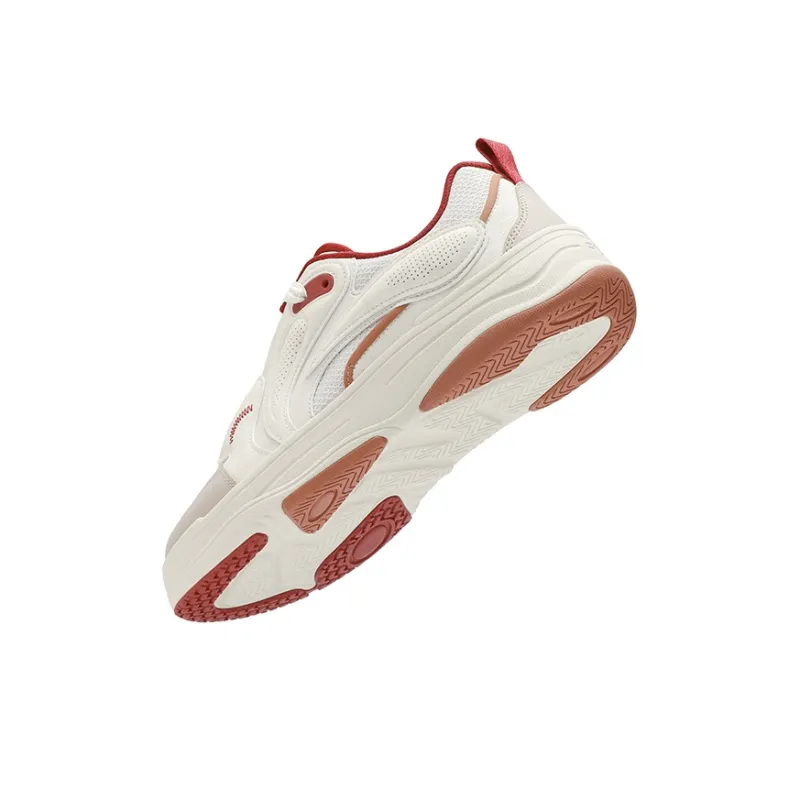 FILA Low-Top Skateboard Shoes Women's White Umber-4