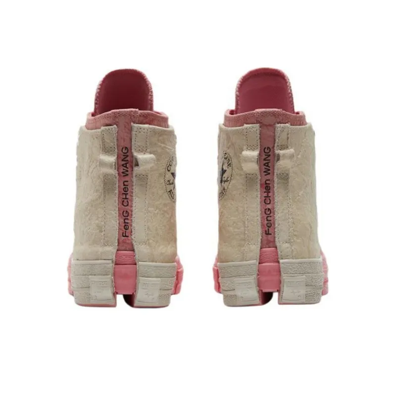 Converse x Feng Chen Wang 1970s High Top Canvas Shoes Unisex Gray Pink-5