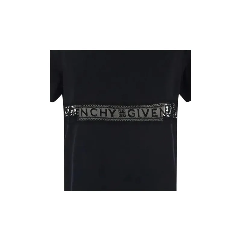 Givenchy Short-Sleeved Dresses Women's Black-4