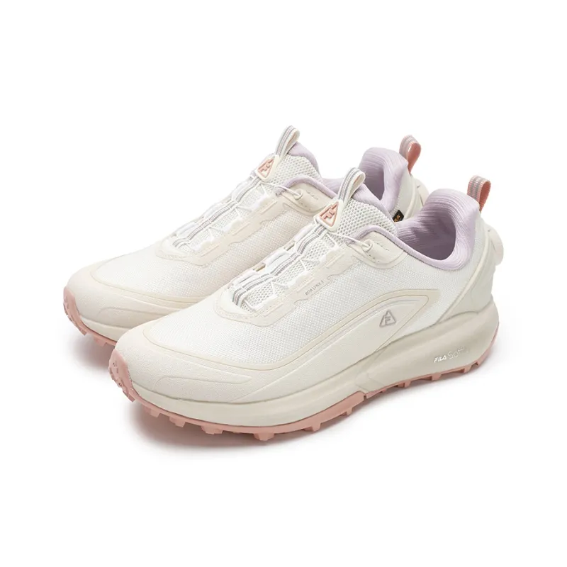 FILA Cushioning Low-Top Running Shoes Women's White-1