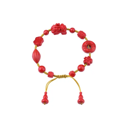 MEIYAER Cinnabar Snake Year Zodiac Bracelet Women's