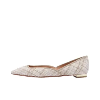 AQUAZZURA Maia Casual Single Shoes Women's Beige