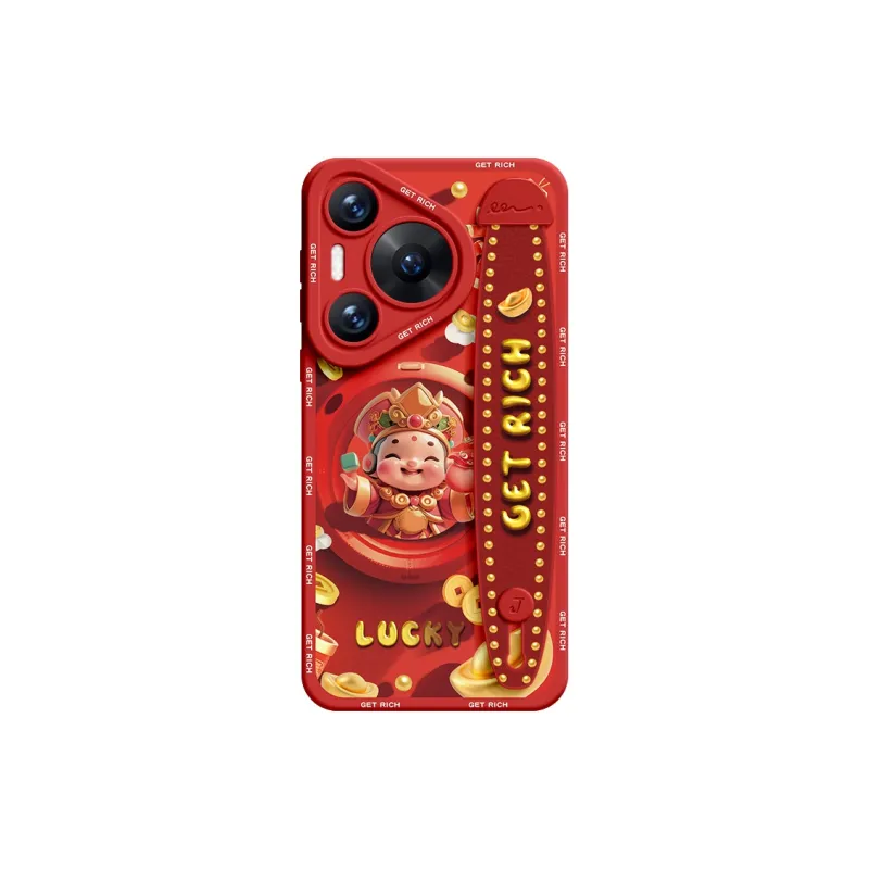 SUPER MOUSE Silicone Material Square Wealth God Phone Cases Compatible With Huawei Pura70/60/50/40/30/pro/pro+/Ultra-15
