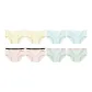 8 Pack (2 White Yellow+2 White Blue+2 Brown Pink+2 Pink Green)