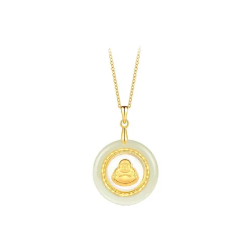 KING TAI SANG Chalcedony Necklaces Unisex